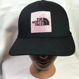 NWOT Men's The North Face Trucker Snapback Hat Baseball Cap Black MINT!